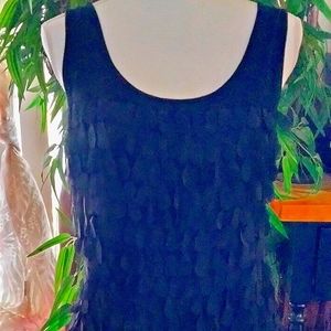 FUN FUN FUN TANK TYPE BLOUSE, SIZE L